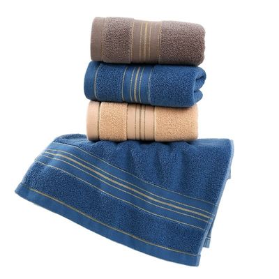 100% Baumwollgewebe Gesichtshandtuch 35*75cm Schnelltrocknendes Absorptionshandtuch für Erwachsene 100g-120g