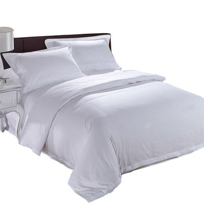 4 Stück 60er Jahre 300tc 100% Baumwolle Weiß Satin Bettwäsche Set für Luxus 5-Sterne-Resort Hotel