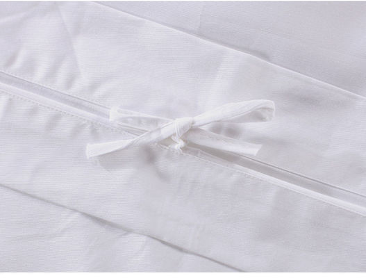 4 Stück 60er Jahre 300tc 100% Baumwolle Weiß Satin Bettwäsche Set für Luxus 5-Sterne-Resort Hotel