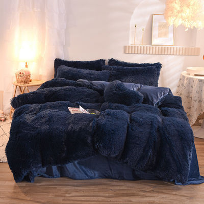 Erleben Sie den höchsten Komfort mit einem individuellen Logo Mink Velvet Vier-Stücke-Deckel