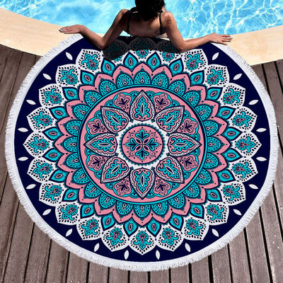 Hohe Absorptionskapazität Gewebtes Strandhandtuch Ideal für Zuhause Hotel Sport Reisen und Geschenk