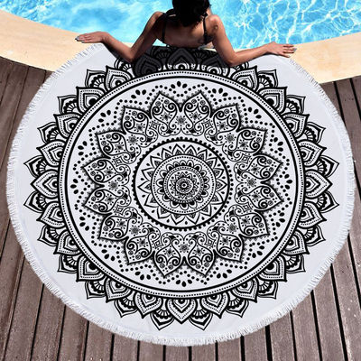 Hohe Absorptionskapazität Gewebtes Strandhandtuch Ideal für Zuhause Hotel Sport Reisen und Geschenk