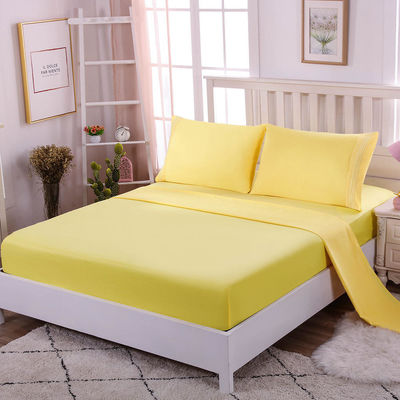 Super King Size Solid Mikrofiber Bettwäsche Set mit Gewebe und OEM-Service
