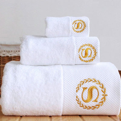 Fünf-Sterne-Hotel Badehandtuch-Set mit individueller Größe in SOLID COLOR 16S Baumwollhandtuch
