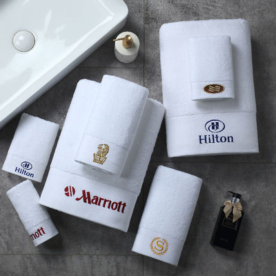Fünf-Sterne-Hotel Badehandtuch-Set mit individueller Größe in SOLID COLOR 16S Baumwollhandtuch