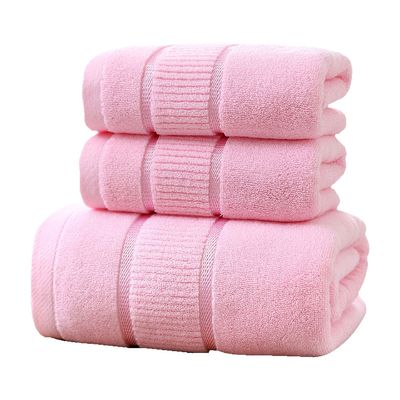 Stickerei Logo Baumwollhandtuch für Kinder Frauen Home Hotel Spa Ect 35*75 cm /70*140 cm