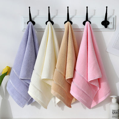 Stickerei Logo Baumwollhandtuch für Kinder Frauen Home Hotel Spa Ect 35*75 cm /70*140 cm