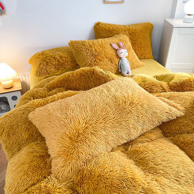 Altersgruppe Erwachsene Kind Ingwer Farbe Schlicht gefärbte Decke für Winter Bettwäsche