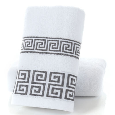 Hotel und Zuhause Rechteck 32S Baumwolle Jacquard Stickerei Handtuch Set in kundenspezifischem Design