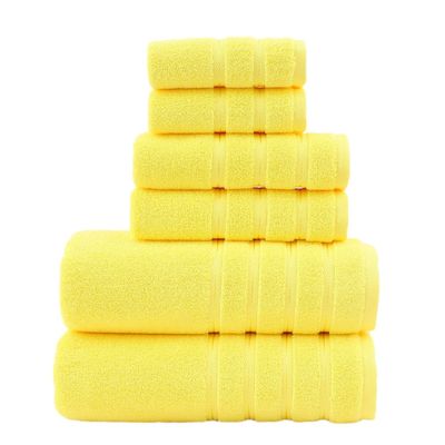 Extra großes Baumwollhandtuch-Set für Hotel Home Spa 6 Stück/Set Weiches und Luxuriöses