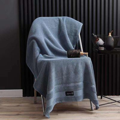 Benutzerdefiniertes Logo Rein Baumwolle Badetücher Set Luxus Super Absorber Ideal für Zuhause oder Hotel
