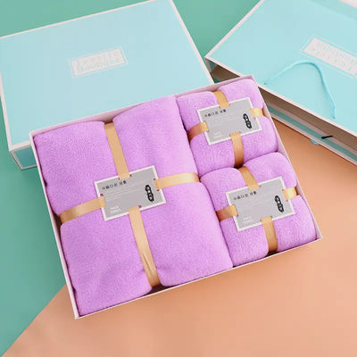 Solidfarbiges Badetücher-Set luxuriös weich und hoch absorbierend perfekt für den Alltag