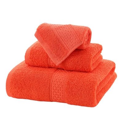 100% Baumwoll-Handtuch-Set perfekt für Sport-Hotel 3-teiliges Geschenkfach 35*75cm und 70*140cm