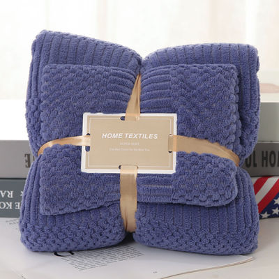 Verdicktes Badetuch aus Mikrofiberkorallenfleece Set 2 in 1 für Quadrat 250GSM Gesichtshandtuch