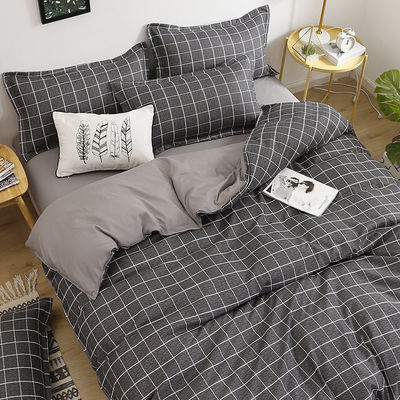 Lieferung 100% Polyester Stoff Luxus Decke Cover Bettwäsche Set mit 2Pcs Kissenkoffer