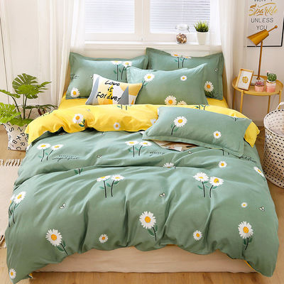 Lieferung 100% Polyester Stoff Luxus Decke Cover Bettwäsche Set mit 2Pcs Kissenkoffer
