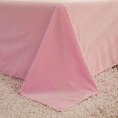 Stoffdichte 173 * 118 Farbiges Vierteils-Mink-Kristallmilch-Kaninchen-Velvet-Bettzeug-Set