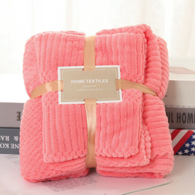 Verdickter 250GSM Mikrofiber Korallenfleece Kation Badetücher für Geschenk
