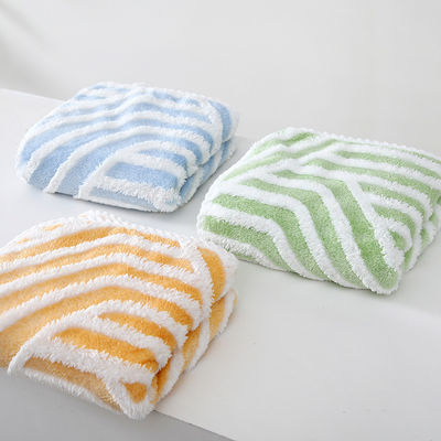 Verdicktes Gewebe Nachhaltiges Jacquard Korallenfleece Geschirrtuch Mikrofaser Reinigungspapier
