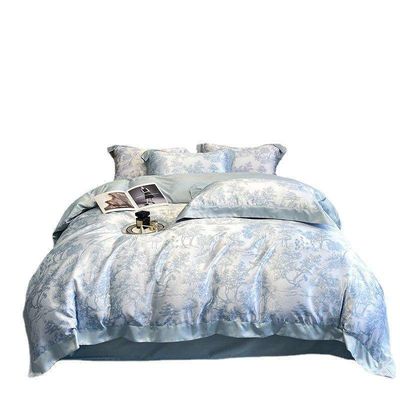 Verbessern Sie Ihre Hochzeitsbettwäsche mit Tencel-Bettwäsche-Set und gedrucktem Kissenbezug-Set