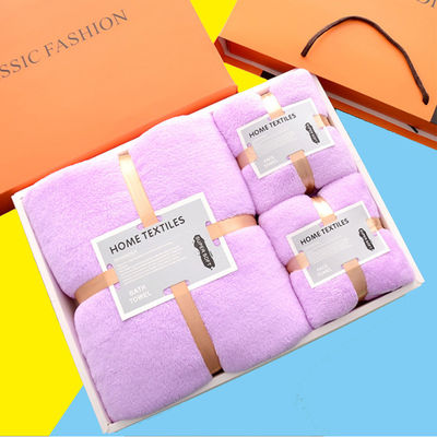 Dickes Korallenfleece Weiches Absorptionsmittel Mikrofiber Handtuch Set 1 Set 35*75 70*140