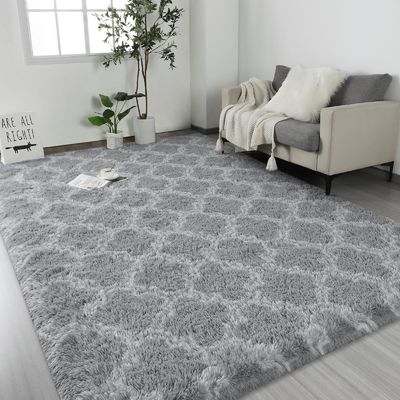 Reisen Flauschige geometrische Teppich für Kinder Kinderzimmer Schiebefeste Moderne Flächenteppich aus Polyester
