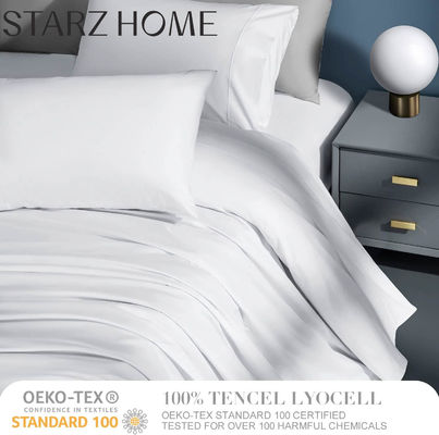 Komfort Set 100% Tencel Plain 4PCS Bettwäsche Sets für ein luxuriöses Bettzeug Erlebnis