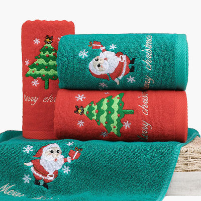 Weihnachtshandtuch Set 100% Baumwolle Badehandtücher in Geschenkbox für alle