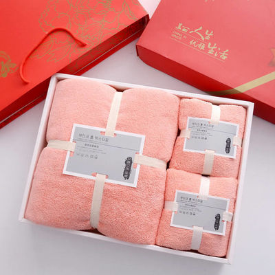 Kindersichere Luxus-Set 3 in 1 Hotel Designer Korallenfleece Bad Bad Badetuch Set