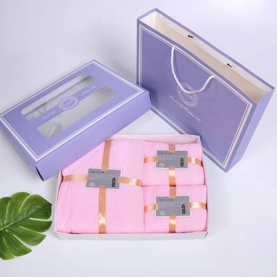Kindersichere Luxus-Set 3 in 1 Hotel Designer Korallenfleece Bad Bad Badetuch Set