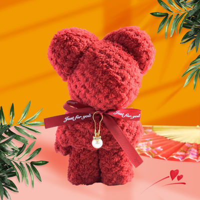 Beste Geschenk Privatetikett niedliches Bärendusche Mikrofiber Weiches Geschenksets Gesichtshandtücher 35*75cm