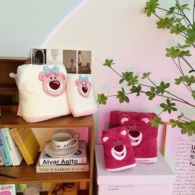 Super starke Wasserabsorption Korallen Samt Badetücher Set 2PCS Set für Hochzeitsgeschenke