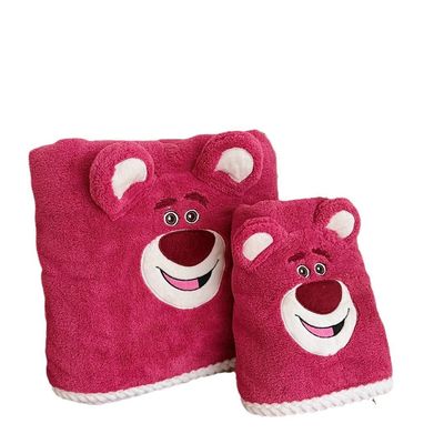Super starke Wasserabsorption Korallen Samt Badetücher Set 2PCS Set für Hochzeitsgeschenke