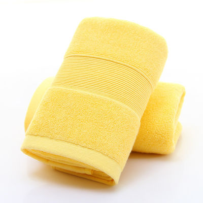 Home Hotel Spa Ect 35*35cm Broderiertes LOGO Baumwollhandtuch Weiß Vollbaumwolle Absorber