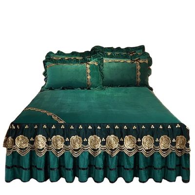 Luxus Sticketikett Komfortable Hochzeitsdecke Bettwäsche Set mit Baumwollfüllung