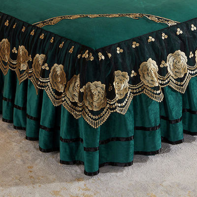 Luxus Sticketikett Komfortable Hochzeitsdecke Bettwäsche Set mit Baumwollfüllung