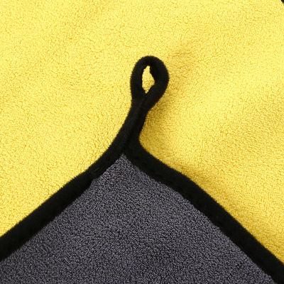 Maßgeschneiderte Dicke Plüssig Auto Reinigung Stoff 40x40 Farbige Auto Handtücher mit Rand Mikrofiber