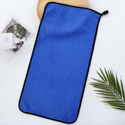 Maßgeschneiderte Dicke Plüssig Auto Reinigung Stoff 40x40 Farbige Auto Handtücher mit Rand Mikrofiber