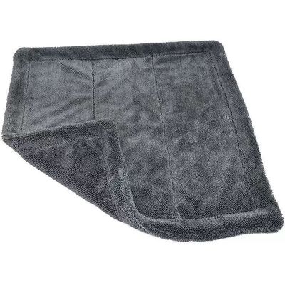 1200gm Doppelschichtverdicktes Twist Handtuch zur Reinigung von Fahrzeugen aus Mikrofiber