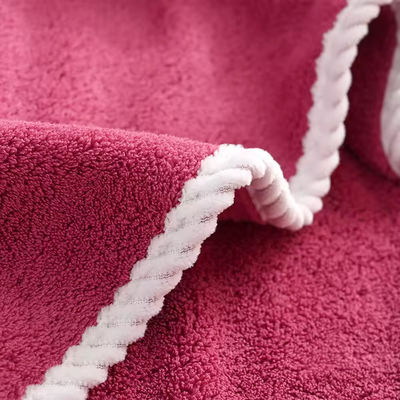 3D Erdbeerhandtuch Badehandtuch Korallenfleece Weiches Absorptionsmittel Kinderbadehandtuch