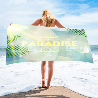 Anpassbares Zeichentrickdrucken Strandhandtuch und Soft Lady Design ideal für den Alltag