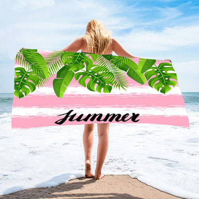Anpassbares Zeichentrickdrucken Strandhandtuch und Soft Lady Design ideal für den Alltag