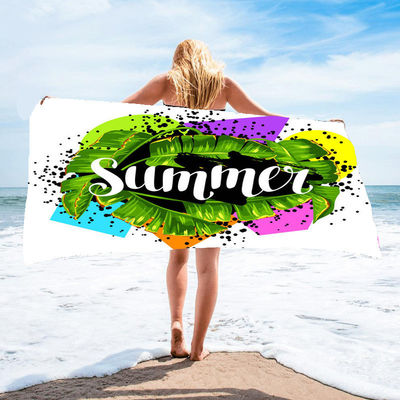 Anpassbares Zeichentrickdrucken Strandhandtuch und Soft Lady Design ideal für den Alltag