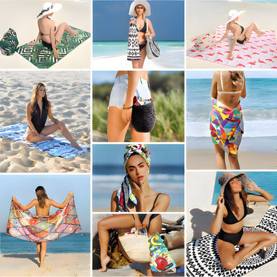 Anpassbares Zeichentrickdrucken Strandhandtuch und Soft Lady Design ideal für den Alltag
