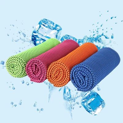 Schnelle Trocknung und Kühlung von Handtüchern aus Polyester