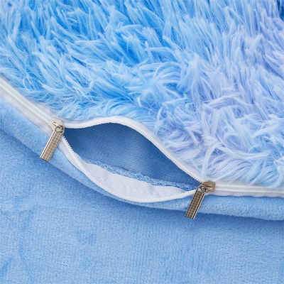Blaue Krawatte Farbstoff Gradient Luxus schäbig Bettdecke Set mit 133x72 Stoffdichte