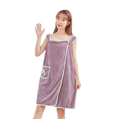 300-400g Mikrofaser Badrock für schöne Damen im Hotel Spa Dusche Körperwickel