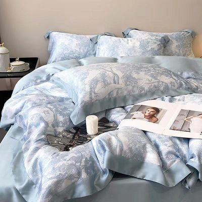 Tencel-Bettwäsche-Set mit nationalen Standards Farbfestigkeitsgrad und 50 Stoffzahlen