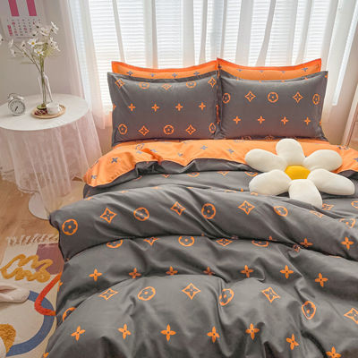 200TC Wasch-Baumwolle Luxus-Druck-Polyester-Decken-Abdeckung Bettwäsche Bettwäsche Set für König