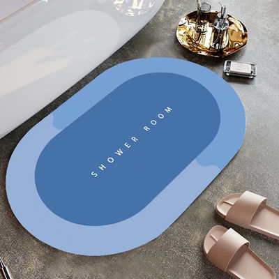 Bild zeigt Badezimmer Boden Badmatte Widerstandsfähige Badmatte Teppich für benutzerdefinierte Dusche